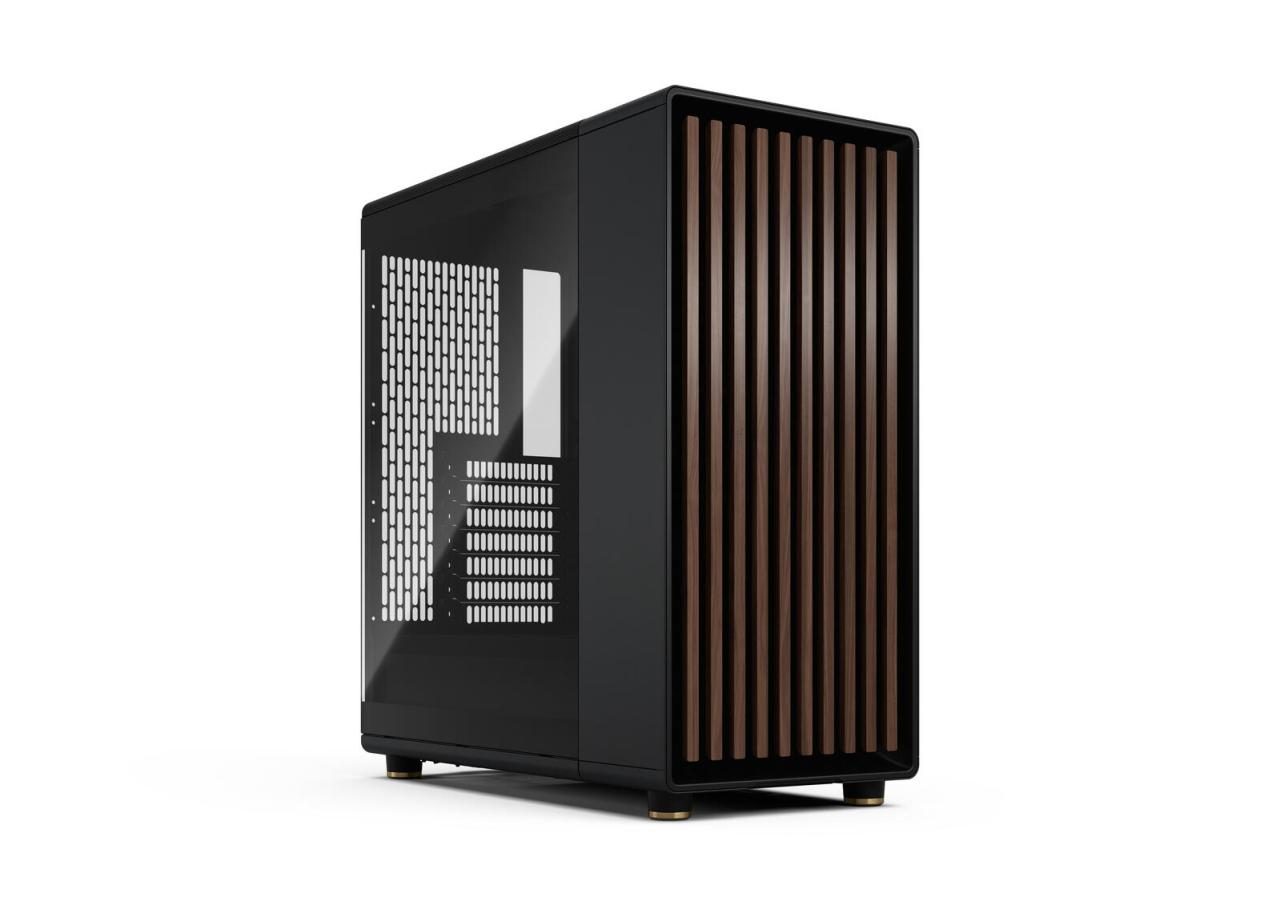 Fractal North Charcoal - Schwarz TG Light von FRACTAL DESIGN