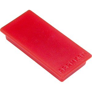 10 FRANKEN Haftmagnet Magnet rot 2,3 x 5,0 cm von FRANKEN