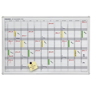 FRANKEN JetKalender® 703 Jahresplaner, Monatseinteilung 90,0 x 60,0 cm von FRANKEN