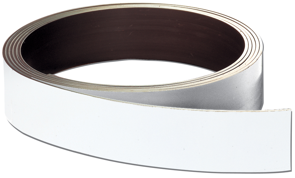 FRANKEN Magnetband, (L)10.000 x (T)0,8 x (H)15 mm, weiß von FRANKEN