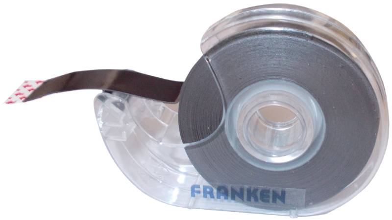 FRANKEN Magnetband im Spender, schwarz, 19 mm x 8 m von FRANKEN