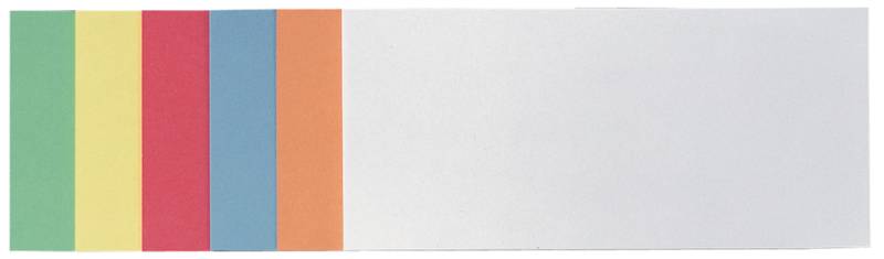 FRANKEN Moderationskarte, Rechteck, 205 x 95 mm, sortiert von FRANKEN