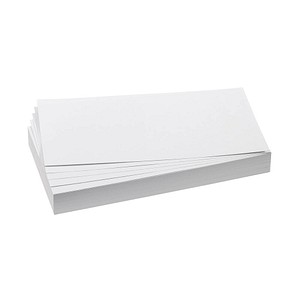 FRANKEN Moderationskarten weiß 9,5 x 20,5 cm von FRANKEN