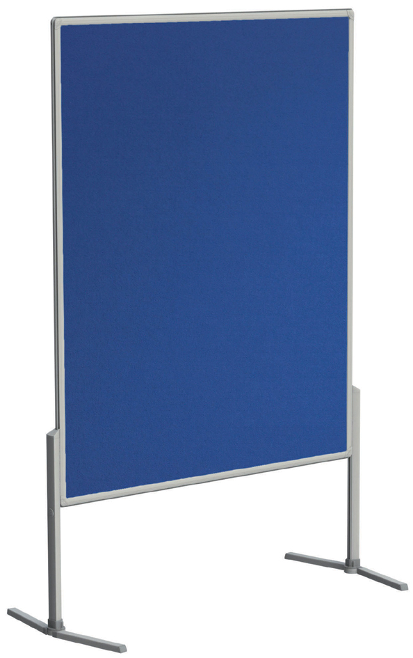 FRANKEN Moderationstafel PRO, 1.200 x 1.500 mm, Filz blau von FRANKEN