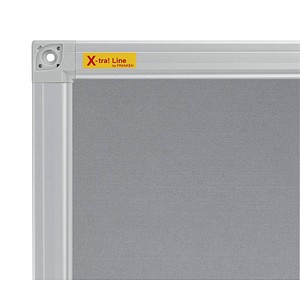 FRANKEN Pinnwand X-tra!Line 150,0 x 100,0 cm Textil grau von FRANKEN