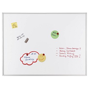 FRANKEN Whiteboard ECO 120,0 x 90,0 cm weiß emaillierter Stahl von FRANKEN