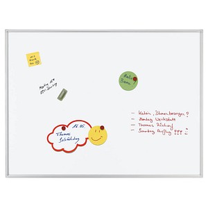 FRANKEN Whiteboard ECO 90,0 x 60,0 cm weiß emaillierter Stahl von FRANKEN