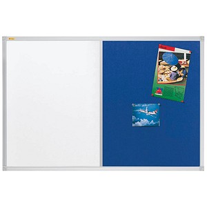 FRANKEN Whiteboard-Pinnwand X-tra!Line 60,0 x 45,0 cm Textil blau von FRANKEN