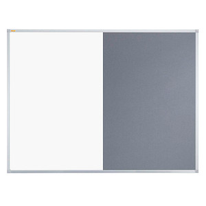 FRANKEN Whiteboard-Pinnwand X-tra!Line 60,0 x 45,0 cm Textil grau von FRANKEN