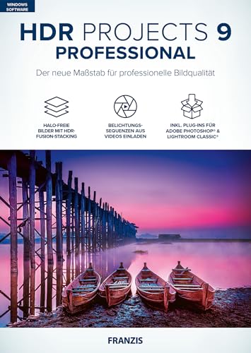 HDR projects 9 Pro | Lifetime | Aktivierungscode per E-Mail HDR projects 9 Pro | Lifetime | Aktivierungscode per E-Mail von FRANZIS GmbH