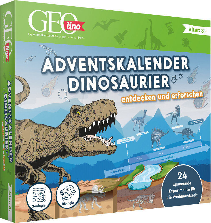 ADV 67205-6 - Adventskalender - GEOlino Dinosaurier (DE) von FRANZIS-VERLAG