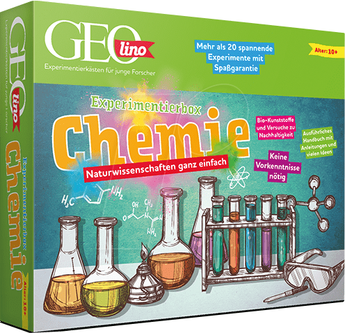 IS 9-631-67128-8 - Maker KIT GEOlino  - Experimentierbox Chemie von FRANZIS-VERLAG