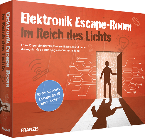 IS 9-631-67180-6 - Bausatz - Elektronik Escape Room: Im Reich des Lichts von FRANZIS-VERLAG