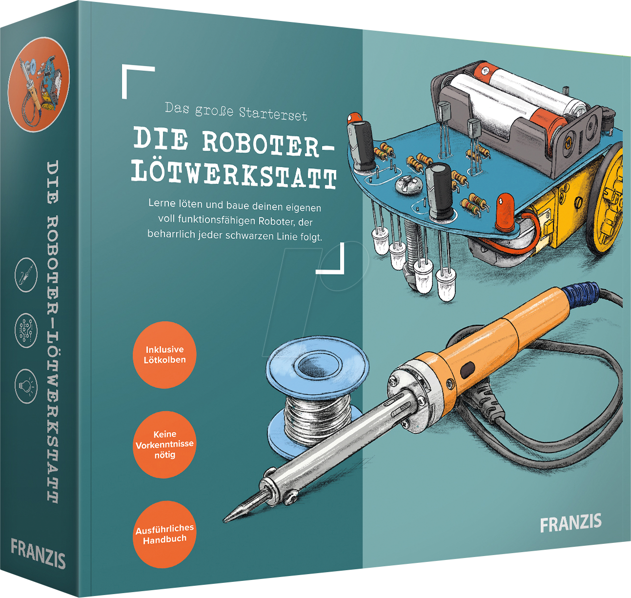 IS 9-631-67189-9 - Lernpaket: Die Roboter-Lötwerkstatt von FRANZIS-VERLAG