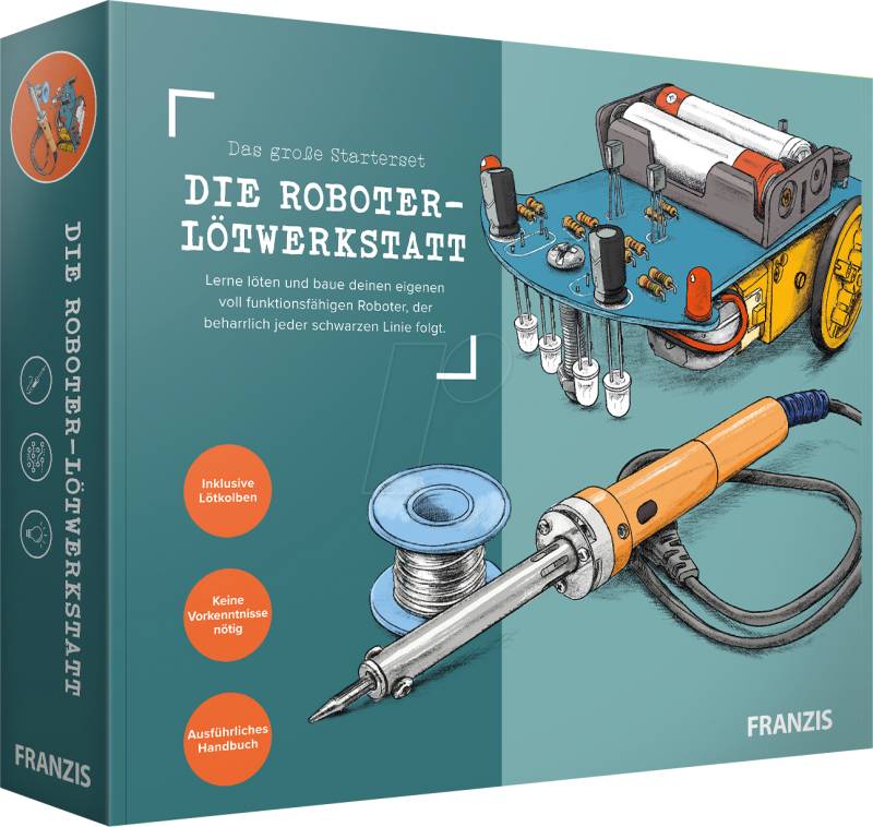 IS 9-631-67189-9 - Lernpaket: Die Roboter-Lötwerkstatt von FRANZIS-VERLAG