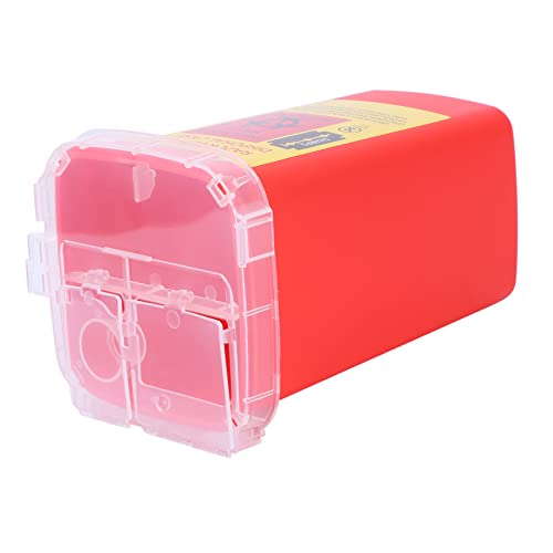 FRCOLOR 1 Stück Klingen-Recycling-Box Rasierhobel entsorgen Entsorgungsbehälter für Rasierer Rasiermesser zurückreisen Spenderkoffer Klingenentsorgungsbehälter rot FRCOLOR 1 Stück Klingen-Recycling-Box Rasierhobel entsorgen Entsorgungsbehälter für Rasierer Rasiermesser zurückreisen Spenderkoffer Klingenentsorgungsbehälter rot von FRCOLOR
