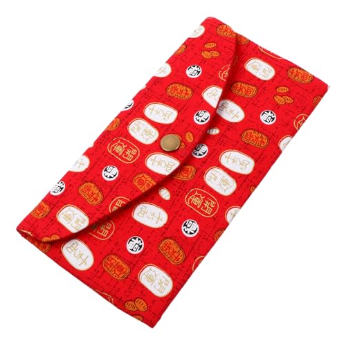 FRCOLOR 1Stück Retro Handytasche Praktische Neujahrs Geldbörse Rot mit Goldprägung für Handy Geschenkgeld Leicht Tragbar Aufbewahrungslösung FRCOLOR 1Stück Retro Handytasche Praktische Neujahrs Geldbörse Rot mit Goldprägung für Handy Geschenkgeld Leicht Tragbar Aufbewahrungslösung von FRCOLOR