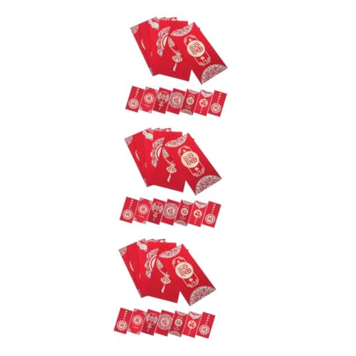 FRCOLOR 3 Sätze Glücksroter Umschlag Geschenkverpackung Geburtstagsgeschenke Rote Glückspakete Für Neujahr Rotes Umschläge Rote Umschläge Chinesisch Papier 24 Stück * 3 FRCOLOR 3 Sätze Glücksroter Umschlag Geschenkverpackung Geburtstagsgeschenke Rote Glückspakete Für Neujahr Rotes Umschläge Rote Umschläge Chinesisch Papier 24 Stück * 3 von FRCOLOR