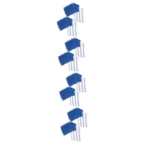 FRCOLOR 4 Sätze Flachmopp Mikrofaser Moppkopf Chenille Nass Und Trocken Ersatzmopp Zubehör 2 Stück Mikrofaser Staubmopp Rejuvenate Luxus Vinyl Bodenreiniger Pad Para 2 Stück * 4 von FRCOLOR
