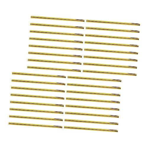 FRCOLOR 600 Stück Goldstreifen versiegeln basteldraht geschenkband Folienbindung Gefrierbeutel binden Lutscher Seile zum Abdichten von Lebensmitteln Verschlussbänder für Kekstüten Schnüren von FRCOLOR