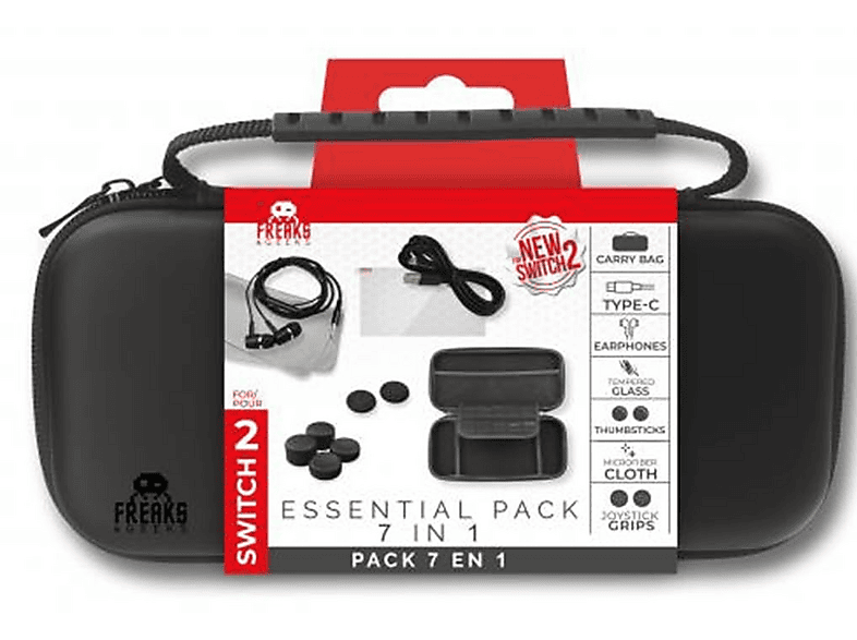 FREAKS & GEEKS 7in1 Zubehörset Nintendo Switch 2 Tasche, Schwarz FREAKS & GEEKS 7in1 Zubehörset Nintendo Switch 2 Tasche, Schwarz von FREAKS & GEEKS