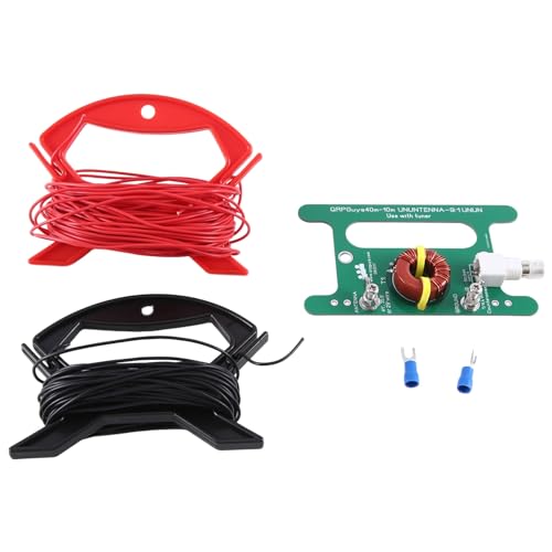 FREDY 10W Tragbare 9:1 Balun SDR-Balun Ersatzteile - SDR-Langkabel-Kit Langdrahtantennenplatine SDR-Empfängerteile von FREDY