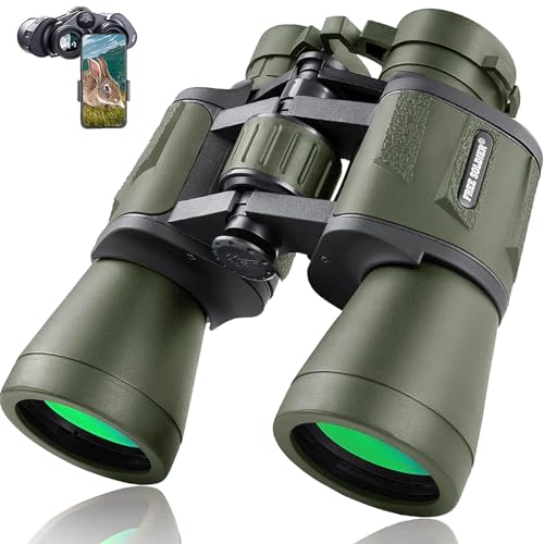 FREE SOLDIER 20x50 Fernglas für Erwachsene - Kompaktes Wasserdichtes Taktisches Fernglas für Jagd Wandern Konzertreise mit BAK4 Prism FMC Objektiv mit Smartphone Adapter, Grün FREE SOLDIER 20x50 Fernglas für Erwachsene - Kompaktes Wasserdichtes Taktisches Fernglas für Jagd Wandern Konzertreise mit BAK4 Prism FMC Objektiv mit Smartphone Adapter, Grün von FREE SOLDIER