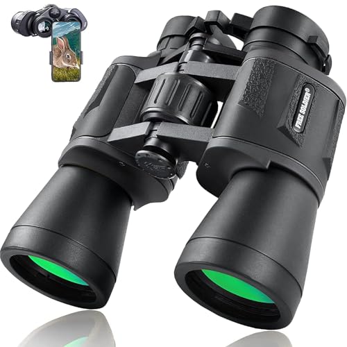 FREE SOLDIER 20x50 Fernglas für Erwachsenet - Kompaktes Wasserdichtes Taktisches Fernglas für Jagd Wandern Konzertreise mit BAK4 Prism FMC Objektiv mit Smartphone Adapter, Schwarz FREE SOLDIER 20x50 Fernglas für Erwachsenet - Kompaktes Wasserdichtes Taktisches Fernglas für Jagd Wandern Konzertreise mit BAK4 Prism FMC Objektiv mit Smartphone Adapter, Schwarz von FREE SOLDIER