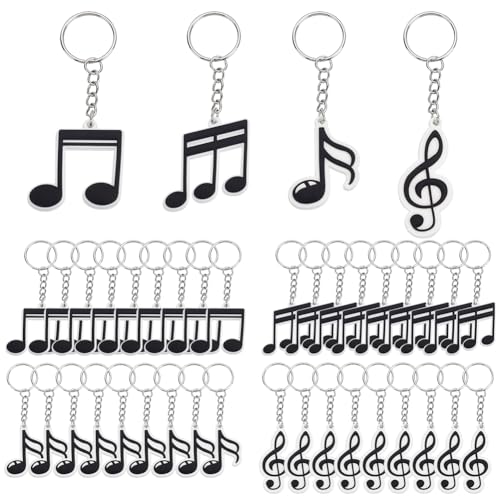 FREEBLOSS 40St. Musik Note Keychain Musik Partygeschenke Silikon Musik Schlüsselanhänger Musik Note Keychain Bulk Musiklehrergeschenke für Musikliebhaber Musikgeschenke mit Geschenktüten FREEBLOSS 40St. Musik Note Keychain Musik Partygeschenke Silikon Musik Schlüsselanhänger Musik Note Keychain Bulk Musiklehrergeschenke für Musikliebhaber Musikgeschenke mit Geschenktüten von FREEBLOSS