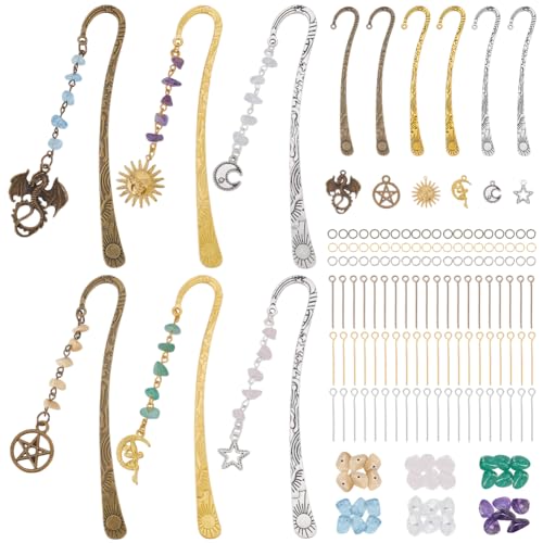 FREEBLOSS 6 Set DIY Märchen Lesezeichen Set Mit Metallhaken AgatE Lesezeichen DIY Set Vintage Lesezeichen Handgefertigtes Lesezeichen Set Mit Anleitung Metall Lesezeichen FREEBLOSS 6 Set DIY Märchen Lesezeichen Set Mit Metallhaken AgatE Lesezeichen DIY Set Vintage Lesezeichen Handgefertigtes Lesezeichen Set Mit Anleitung Metall Lesezeichen von FREEBLOSS