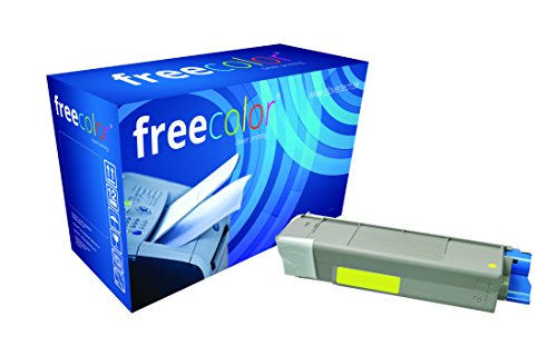 Freecolor 43872305-XXL für Oki C5650/C5750, Mehrleistung zum OEM, Premium Toner, wiederaufbereitet 6000 Seiten, bei 5% Deckung, gelb von FREECOLOR