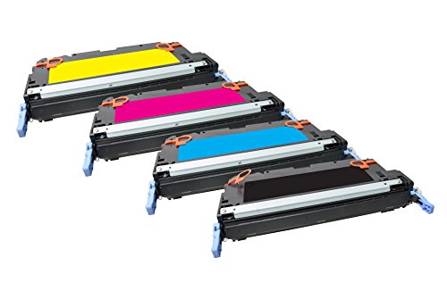 Freecolor Q6470A/71A/72A/73A für HP Color LaserJet 3600, Rainbow Kit, Premium Toner, wiederaufbereitet 6000/4000 Seiten, bei 5% Deckung, schwarz von FREECOLOR