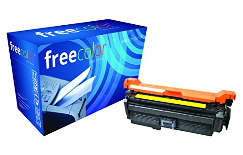 freecolor CE262A für HP Color LaserJet CP4025, Premium Tonerkartusche, wiederaufbereitet, 11.000 Seiten, 5 Prozent Deckung, YELLOW von FREECOLOR
