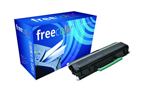 freecolor E360H21E für Lexmark E360, Premium Tonerkartusche, wiederaufbereitet, 9.000 Seiten, 5 Prozent Deckung, BLACK von FREECOLOR