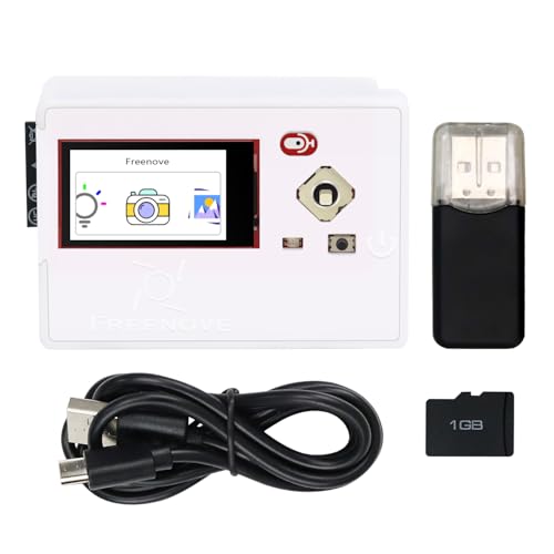 FREENOVE Media Kit for ESP32-S3-WROOM CAM (Included), Supporting OpenAI/XiaoZhiAI, Dual-core 32-bit 240 MHz Microcontroller, Onboard Camera Wireless, Screen Speaker Microphone, Tutorial Code von FREENOVE