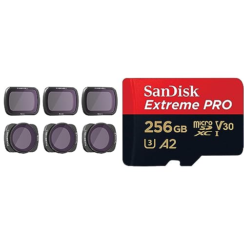 Freewell Budget Kit-Serie E-6Pack ND4, ND8, ND16, CPL, ND32/PL, ND64/PL Camera Lens Filter & SanDisk Extreme PRO microSDXC UHS-I Speicherkarte 256 GB + Adapter & RescuePRO Deluxe Freewell Budget Kit-Serie E-6Pack ND4, ND8, ND16, CPL, ND32/PL, ND64/PL Camera Lens Filter & SanDisk Extreme PRO microSDXC UHS-I Speicherkarte 256 GB + Adapter & RescuePRO Deluxe von FREEWELL