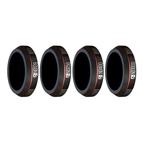 Freewell Langzeitbelichtung Fotografie - 4K-Serie - 4Pack ND128, ND256, ND400, ND1000 Kamera Objektiv gemacht Filter Kompatibel Mit Mavic 2 Zoom/Mavic 2 Enterprise Drone von FREEWELL