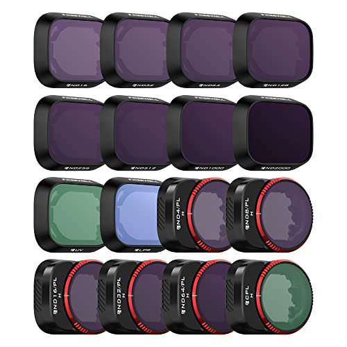 Freewell Mega ND, ND/PL, CPL, UV, Lichtverschmutzungsfilter, 16 Stück, kompatibel mit Mini 3 Pro/Mini 3 von FREEWELL