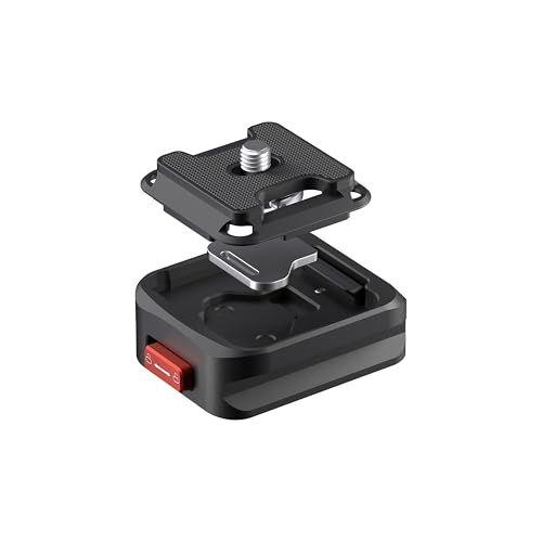 Freewell Stativ-Schnellspannklemme für schnelle Kamera-Montage, Aluminium-Konstruktion mit 1/4-Zoll-20-Schraube, unterstützt 10 kg, kompatibel mit DSLR, spiegellosen Kameras und Stativen Freewell Stativ-Schnellspannklemme für schnelle Kamera-Montage, Aluminium-Konstruktion mit 1/4-Zoll-20-Schraube, unterstützt 10 kg, kompatibel mit DSLR, spiegellosen Kameras und Stativen von FREEWELL
