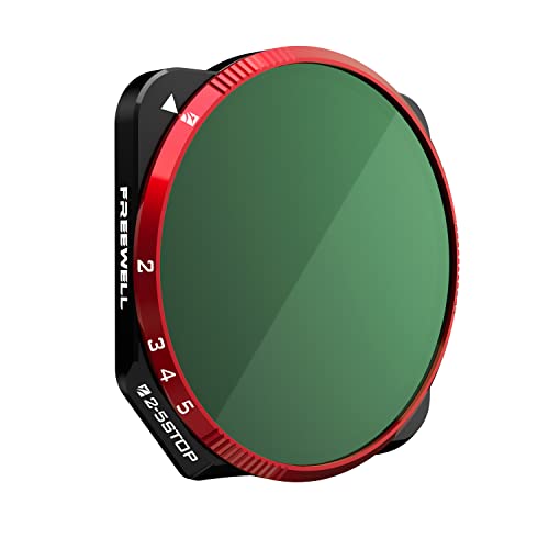 Freewell Variabler VND 2-5 Stop-Filter kompatibel mit Mavic 3/Mavic 3 Cine/Mavic 3E(Nicht Kompatibel mit Mavic 3 Classic/Mavic 3 Pro/Mavic 3 Pro Cine) von FREEWELL