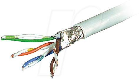 4X2 AWG26/7-50S - CAT-5e Patchkabel, SF/UTP, 50 m 4X2 AWG26/7-50S - CAT-5e Patchkabel, SF/UTP, 50 m von FREI