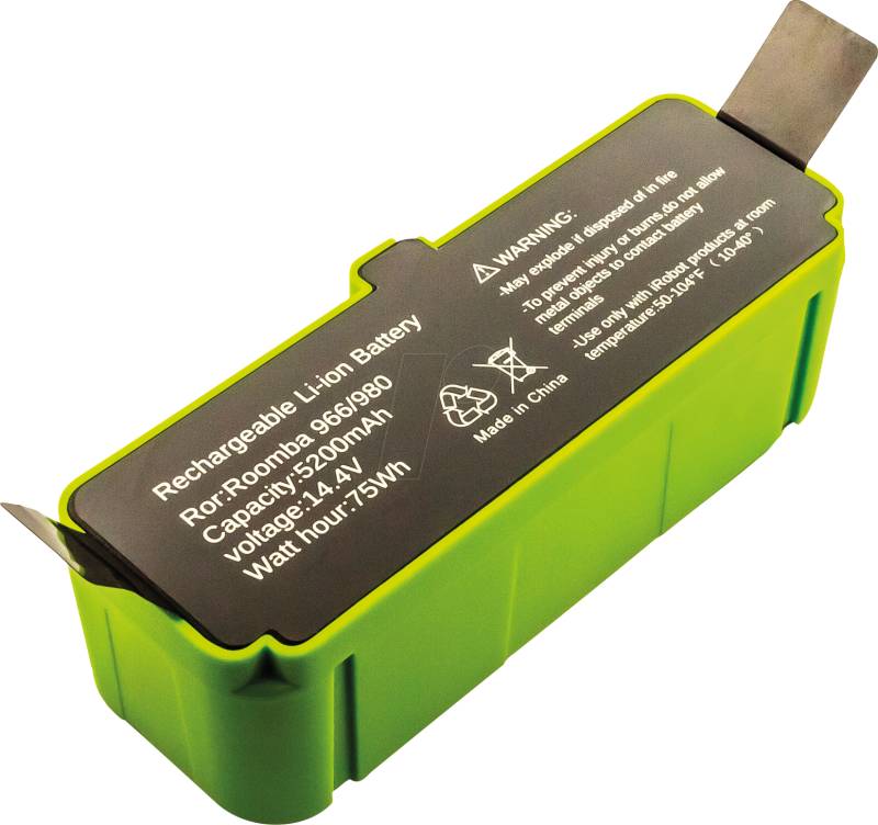 AKKU 30993 - Ersatzakku, IROBOT Roomba 614, Li-Ion, 6600 mAh von FREI