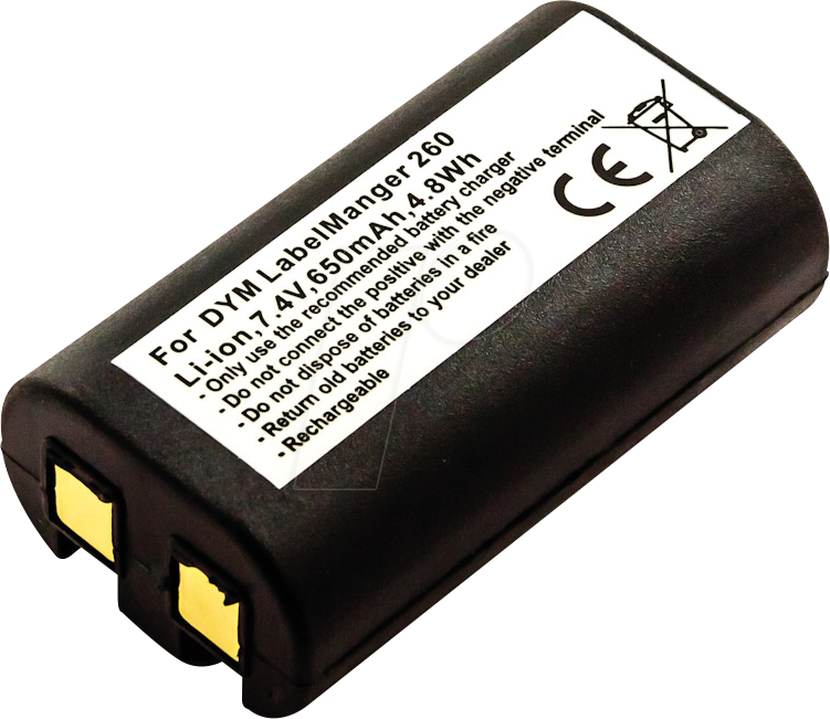 AKKU 31094 - Ersatzakku, DYMO LabelManager 260, Li-Ion, 650 mAh AKKU 31094 - Ersatzakku, DYMO LabelManager 260, Li-Ion, 650 mAh von FREI