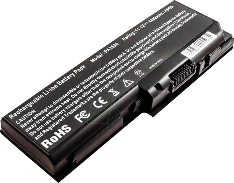 AKKU 51534 - Notebook-Akku für TOSHIBA, Li-Ion, 4400 mAh von FREI