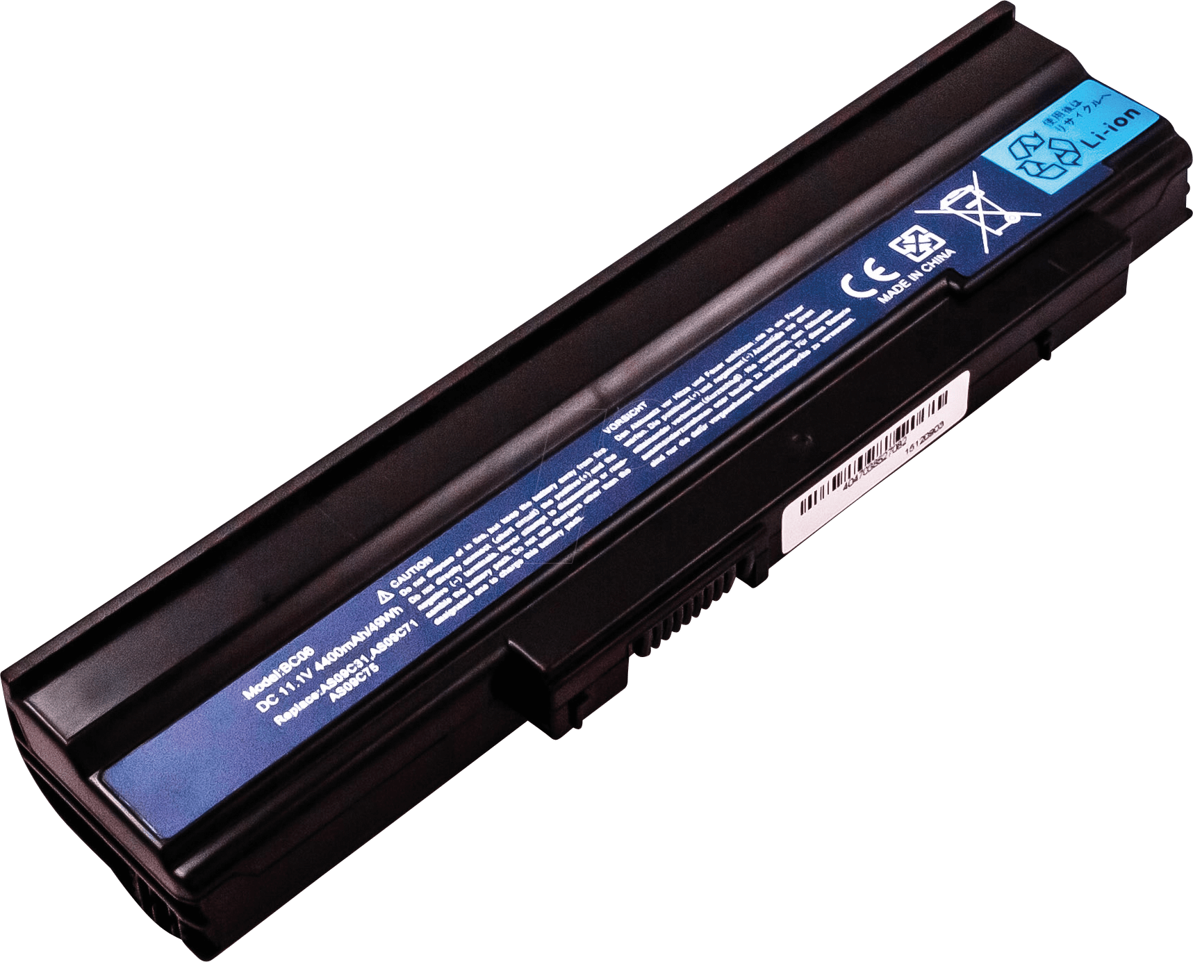 AKKU 52708 - Notebook-Akku für Acer, Li-Ion, 4400 mAh AKKU 52708 - Notebook-Akku für Acer, Li-Ion, 4400 mAh von FREI