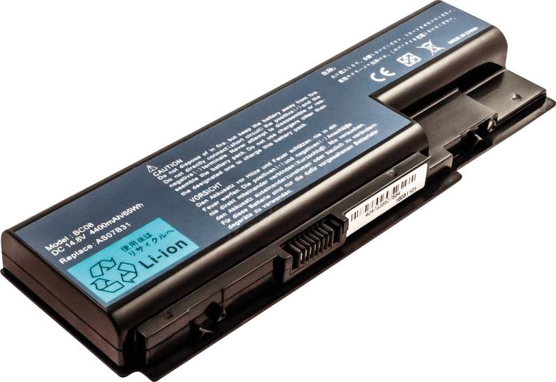 AKKU 52788 - Notebook-Akku für Acer, Li-Ion, 4400 mAh von FREI