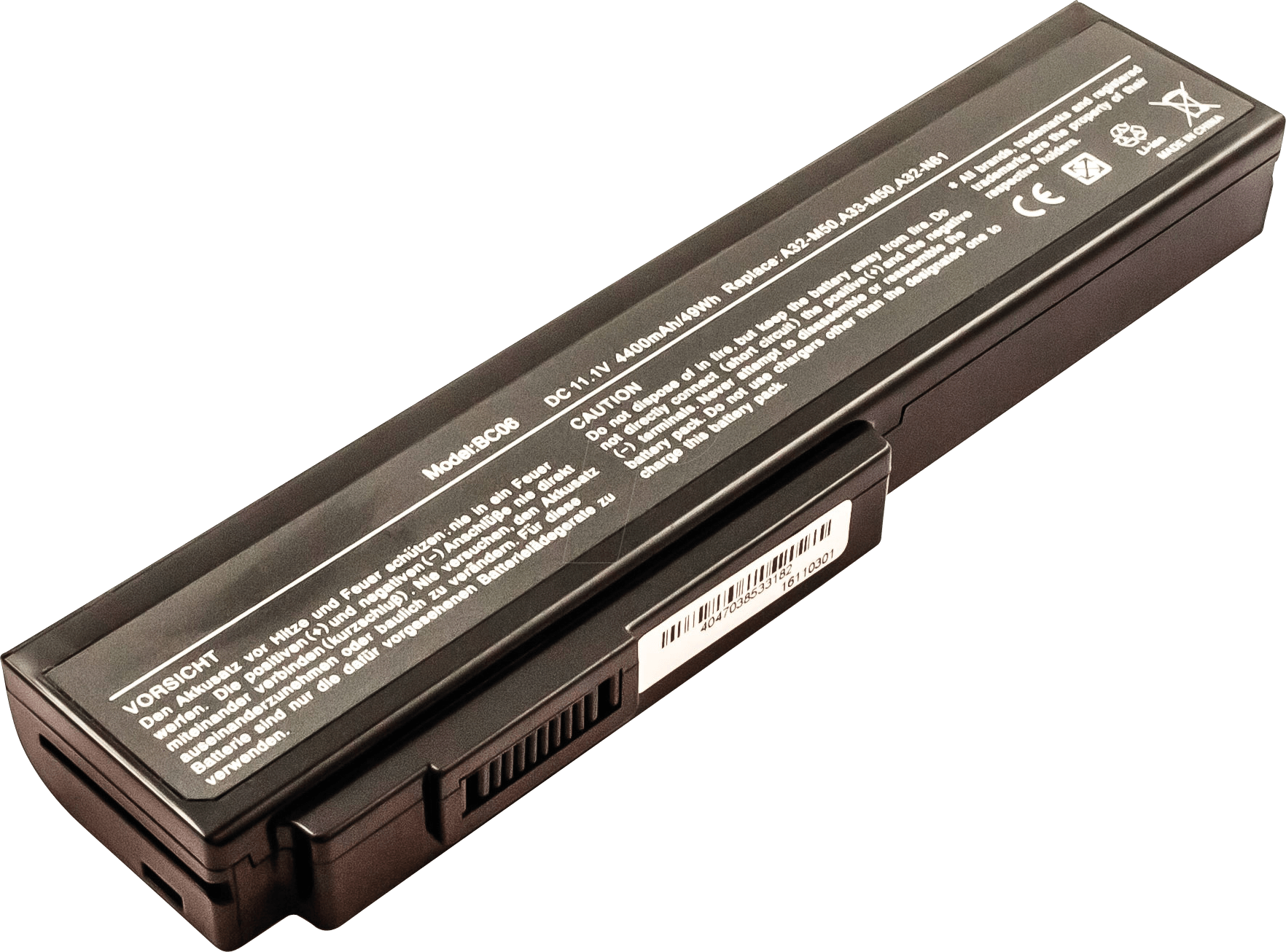 AKKU 53318 - Notebook-Akku für ASUS, Li-Ion, 4400 mAh AKKU 53318 - Notebook-Akku für ASUS, Li-Ion, 4400 mAh von FREI