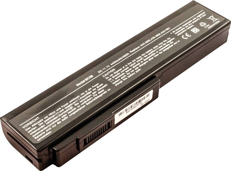 AKKU 53318 - Notebook-Akku für ASUS, Li-Ion, 4400 mAh von FREI