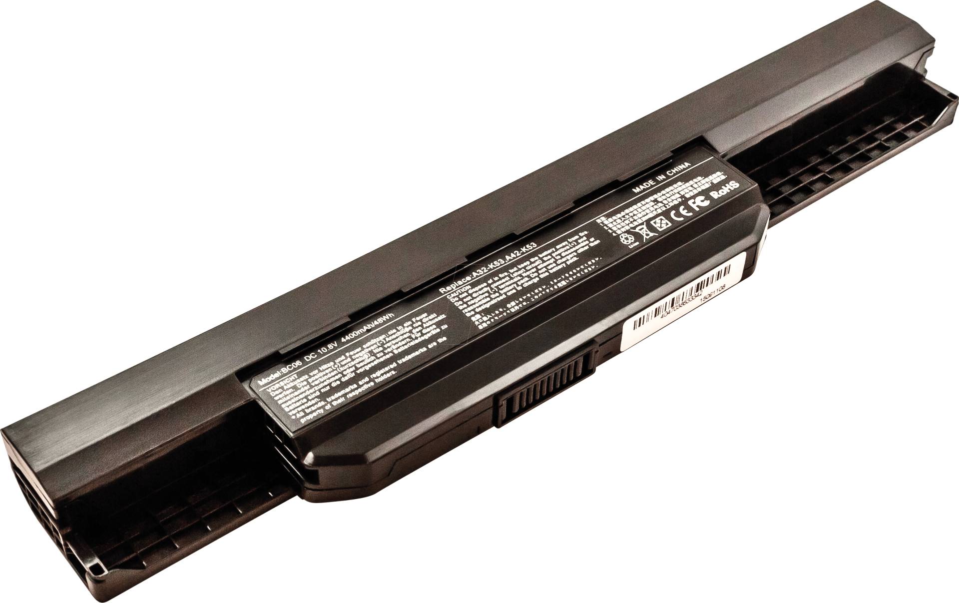 AKKU 53334 - Notebook-Akku für ASUS, Li-Ion, 4400 mAh AKKU 53334 - Notebook-Akku für ASUS, Li-Ion, 4400 mAh von FREI