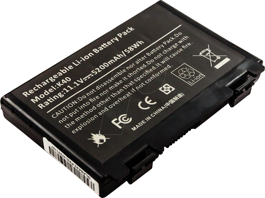 AKKU 53382 - Notebook-Akku für ASUS, Li-Ion, 5200 mAh AKKU 53382 - Notebook-Akku für ASUS, Li-Ion, 5200 mAh von FREI